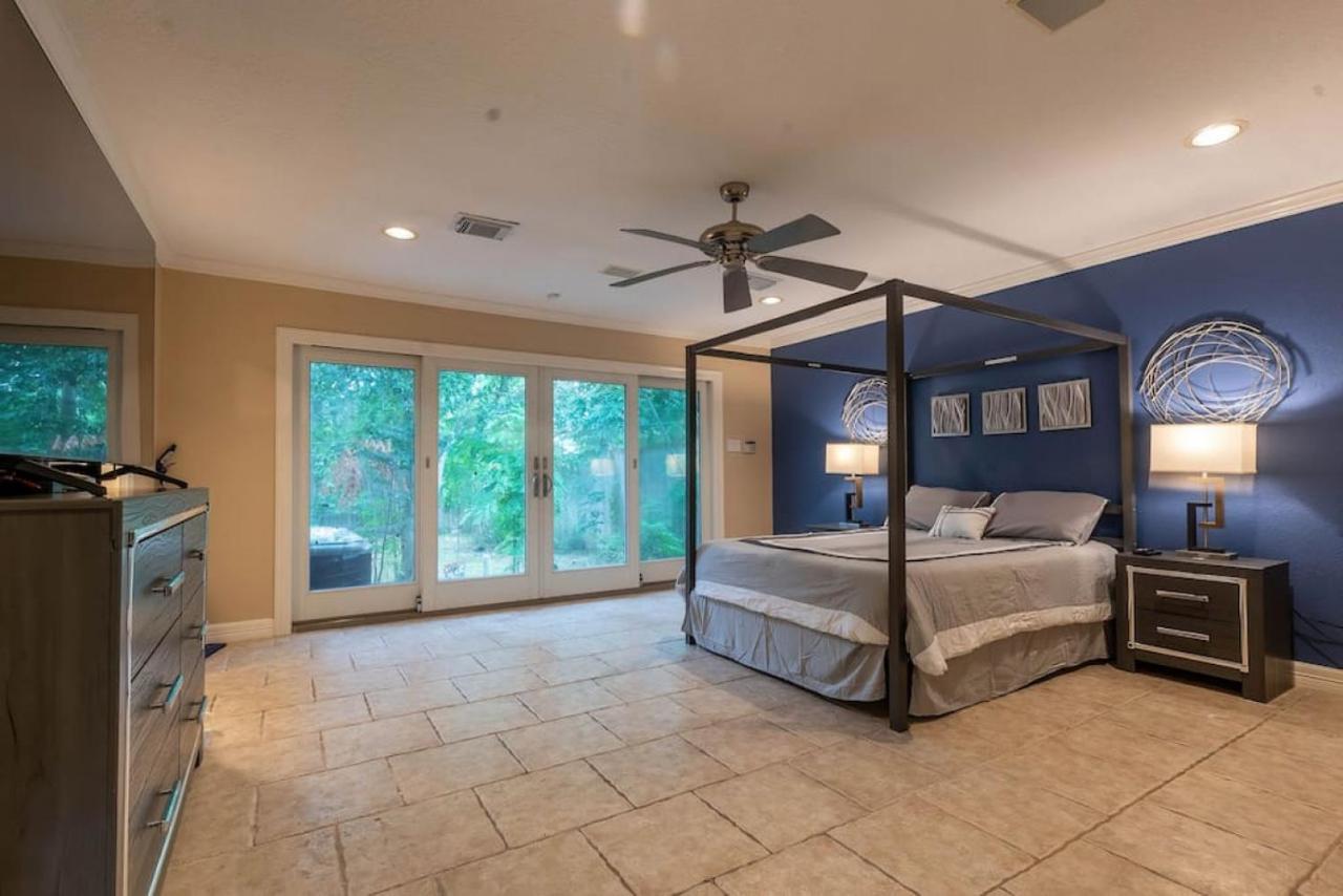 יוסטון Huge 6 Bedroom With Pool, Spa, 85 Inch Tv, Game Room מראה חיצוני תמונה